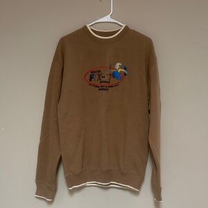 Brown Graphic Men's Sweater